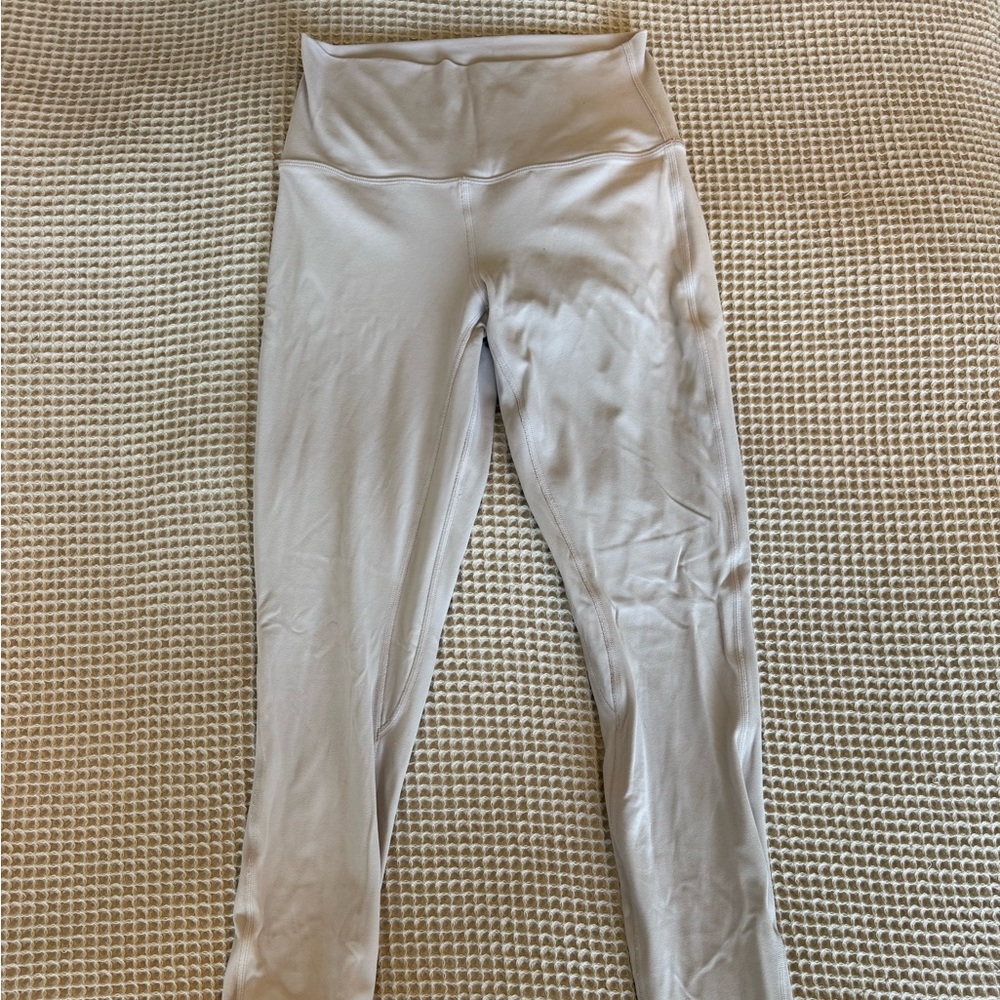 Lululemon Athletica Align Soft Gray Insulated Leggings